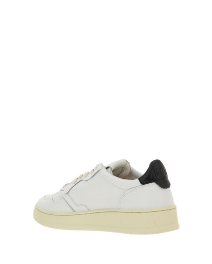 Autry White Calf Leather Bos Taurus Sneakers