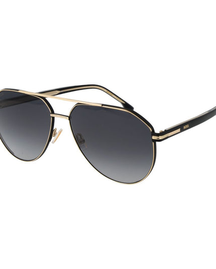 Hugo Boss Gold Acetate & Metal Sunglasses