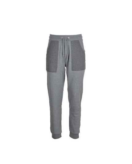 Bikkembergs Gray Cotton Joggers (Workout Pants)