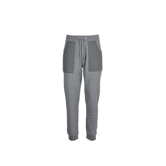 Bikkembergs Gray Cotton Joggers (Workout Pants)