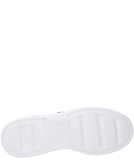 Philipp Plein White Leather Low Top Sneakers