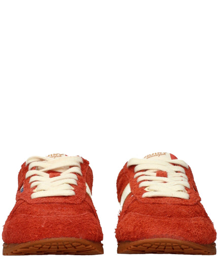 Autry Orange Leather Sneakers
