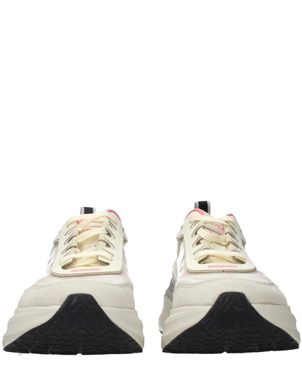 Premiata Beige Fabric Chunky Sneakers