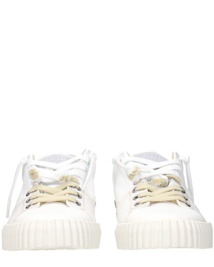 Maison Margiela White Leather Low Top Sneakers