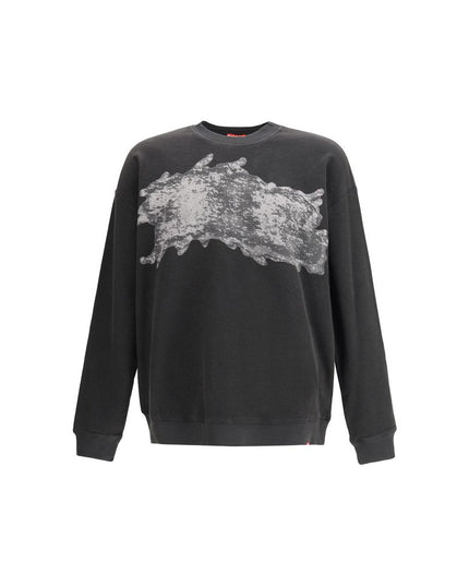 Diesel Black Cotton Sweatshirt