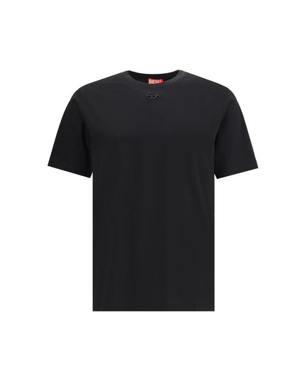Diesel Black Cotton T-Shirt