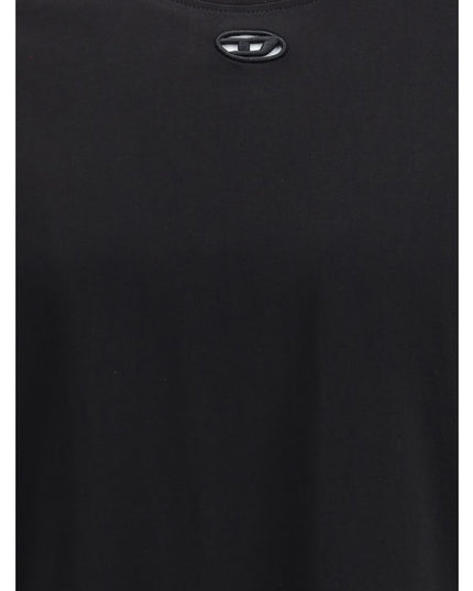 Diesel Black Cotton T-Shirt