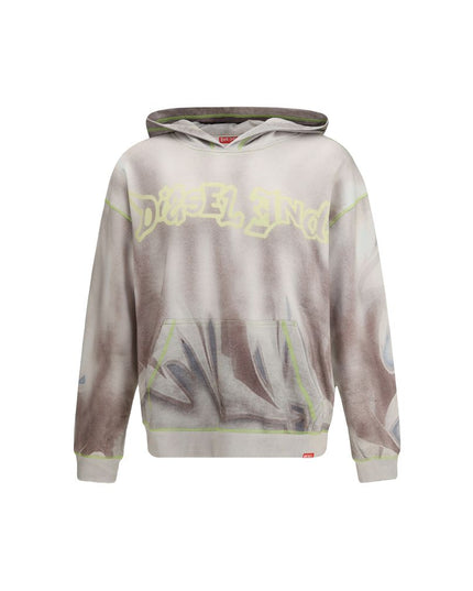 Diesel Gray Cotton Sweatshirt