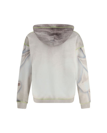 Diesel Gray Cotton Sweatshirt