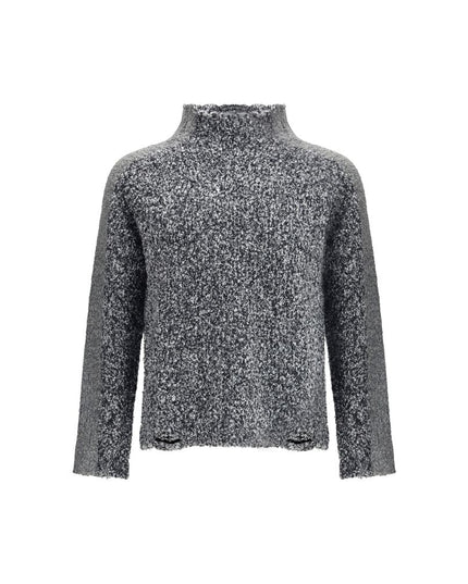 Diesel Gray Wool Sweater