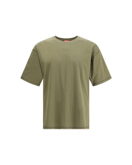 Diesel Green Cotton T-Shirt