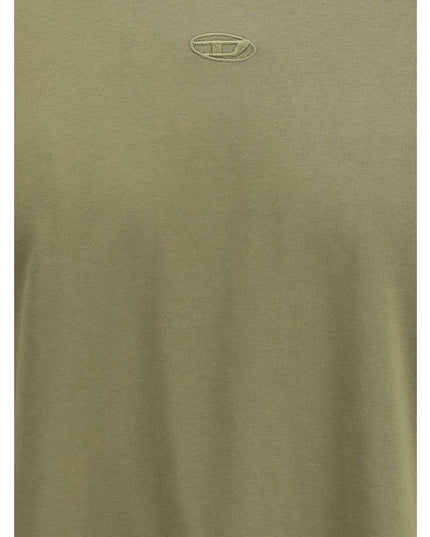 Diesel Green Cotton T-Shirt