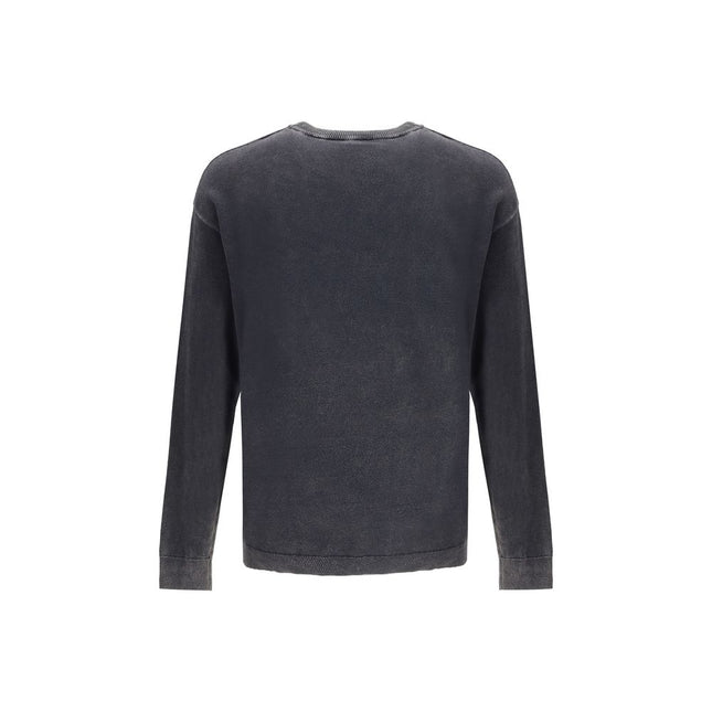 Diesel Gray Cotton Sweatshirt