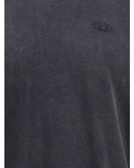 Diesel Gray Cotton Sweatshirt