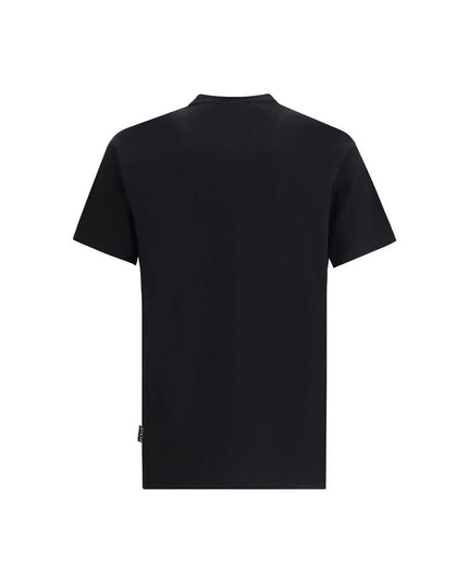 Philipp Plein Black Cotton T-Shirt
