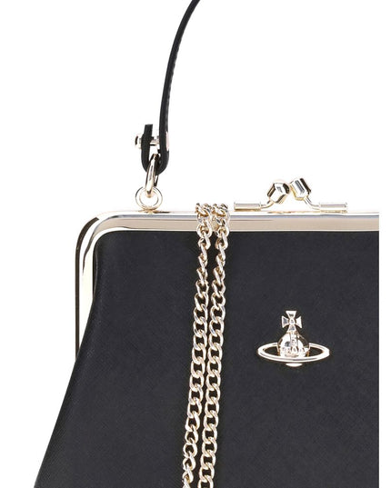 Vivienne Westwood Black Polyethylene Handbag