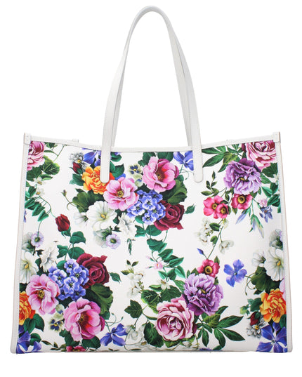 Dolce & Gabbana White Fabric Shoulder Bag