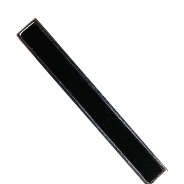 Dolce & Gabbana Silver Tone Brass Logo Branded Men Accessory Tie Clip Bar