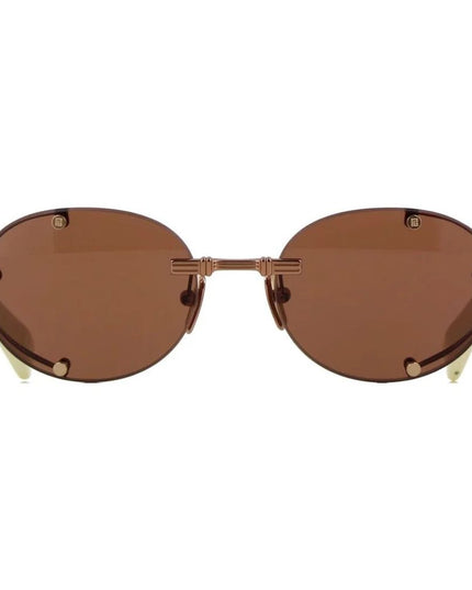 Balmain Brown Acetate Sunglasses