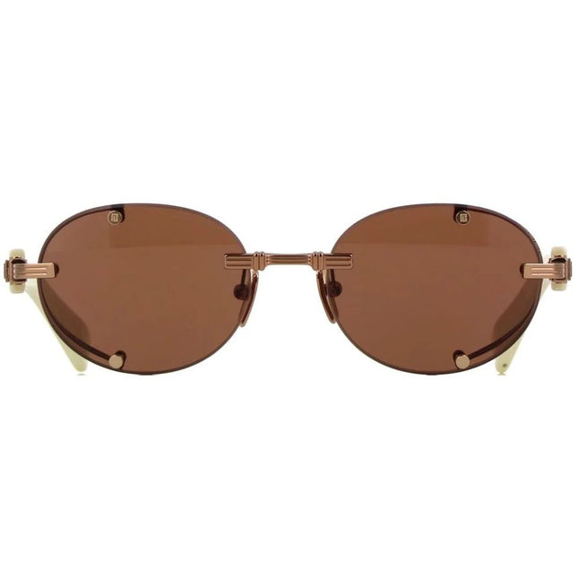 Balmain Brown Acetate Sunglasses