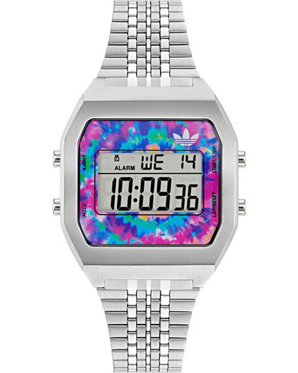 Adidas Gray Stainless Steel Digital Watch