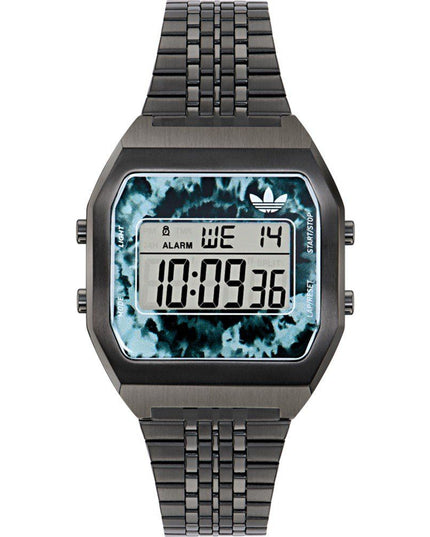Adidas Black Stainless Steel Digital Watch