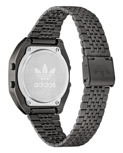 Adidas Black Stainless Steel Digital Watch