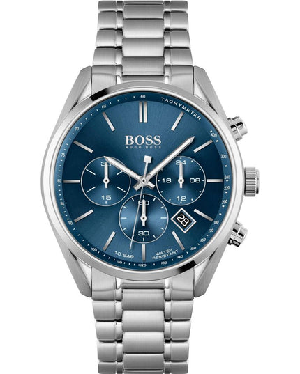Hugo Boss Gray Stainless Steel Dress Watch