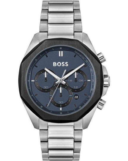 Hugo Boss Gray Stainless Steel Dress Watch