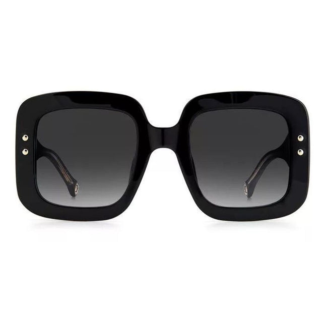 Carolina Herrera Black Acetate Sunglasses