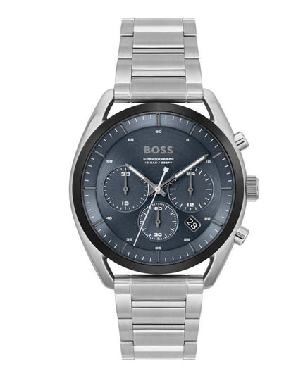 Hugo Boss Gray Stainless Steel Dress Watch