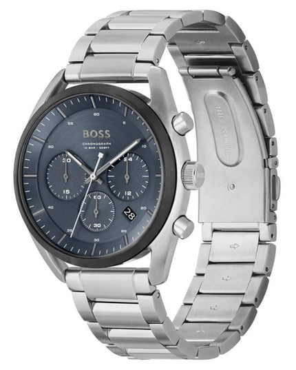 Hugo Boss Gray Stainless Steel Dress Watch