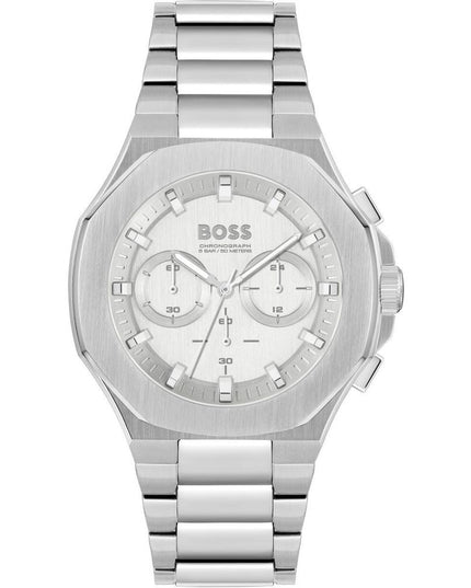 Hugo Boss Gray Stainless Steel Dress Watch