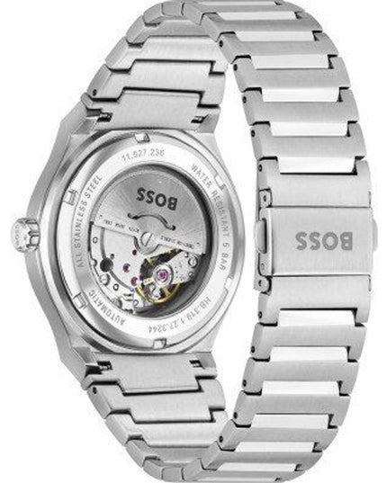 Hugo Boss Gray Stainless Steel Dress Watch