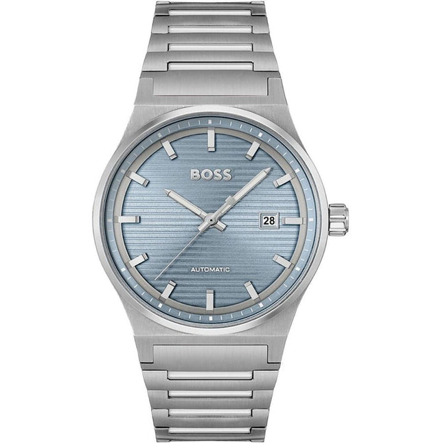 Hugo Boss Gray Stainless Steel Dress Watch