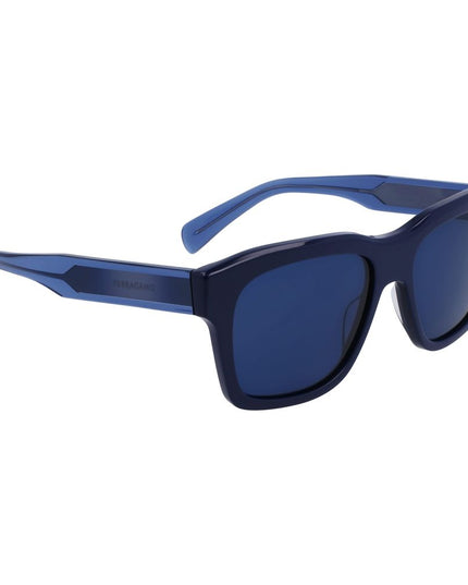 Ferragamo Blue Acetate Sunglasses