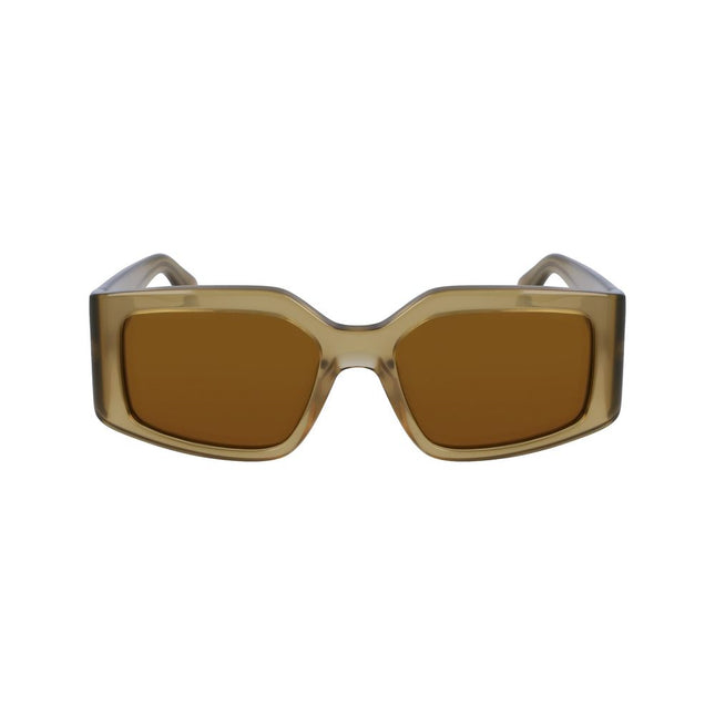 Ferragamo Green Acetate Sunglasses