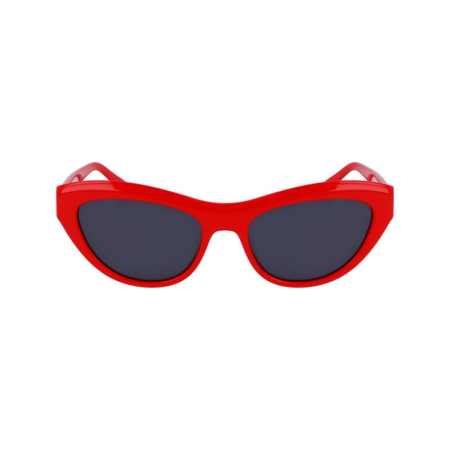 Ferragamo Red Acetate Sunglasses