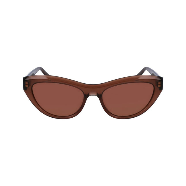 Ferragamo Brown Acetate Sunglasses