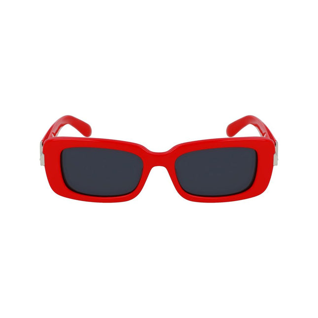 Ferragamo Red Acetate Sunglasses
