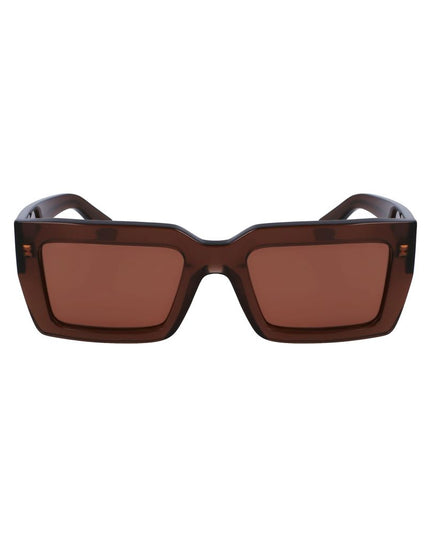 Ferragamo Brown Acetate Sunglasses
