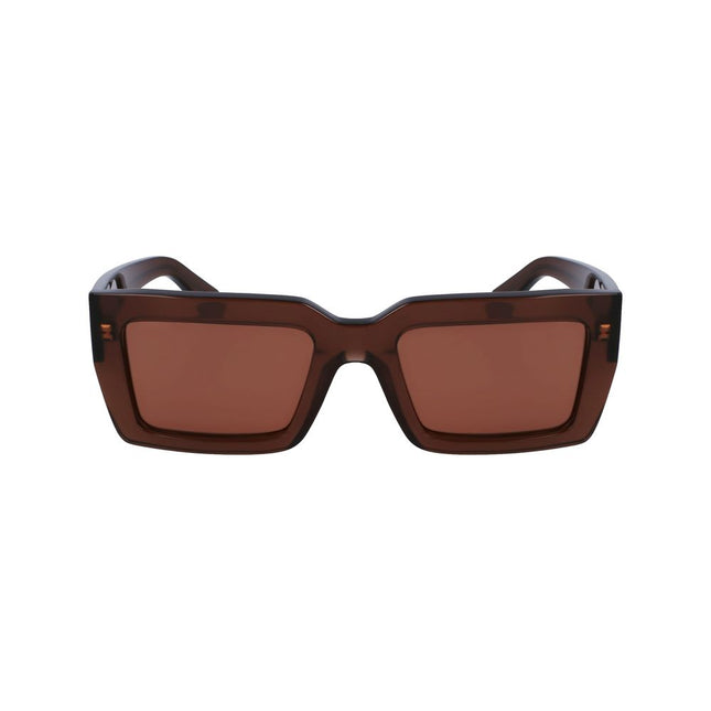 Ferragamo Brown Acetate Sunglasses