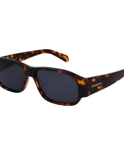 Ferragamo Brown Acetate Sunglasses