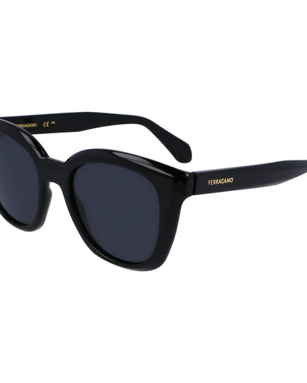 Ferragamo Black Injected Sunglasses