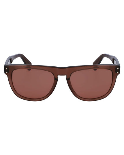 Ferragamo Brown Acetate Sunglasses