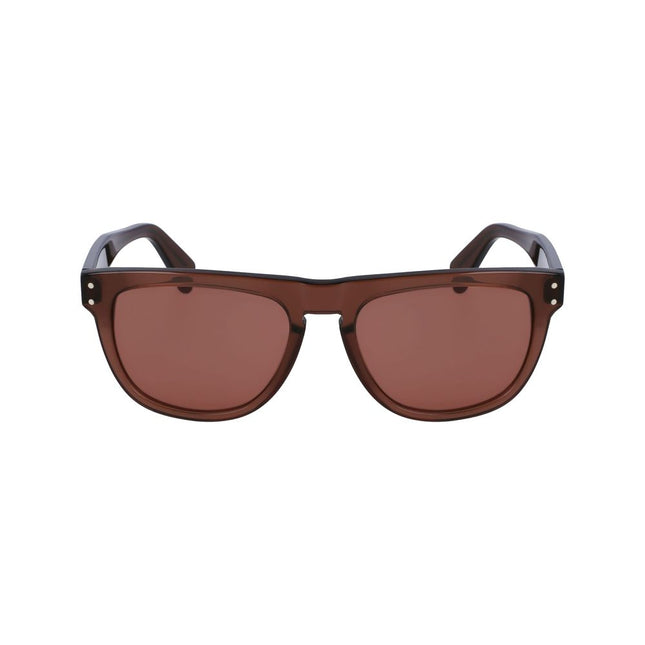 Ferragamo Brown Acetate Sunglasses