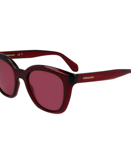 Ferragamo Red Injected Sunglasses