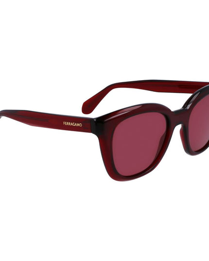 Ferragamo Red Injected Sunglasses