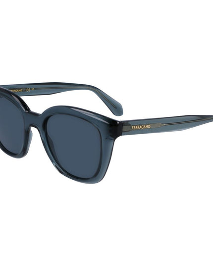 Ferragamo Blue Injected Sunglasses