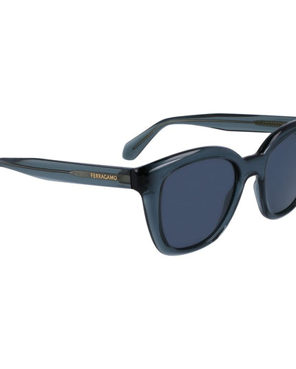 Ferragamo Blue Injected Sunglasses